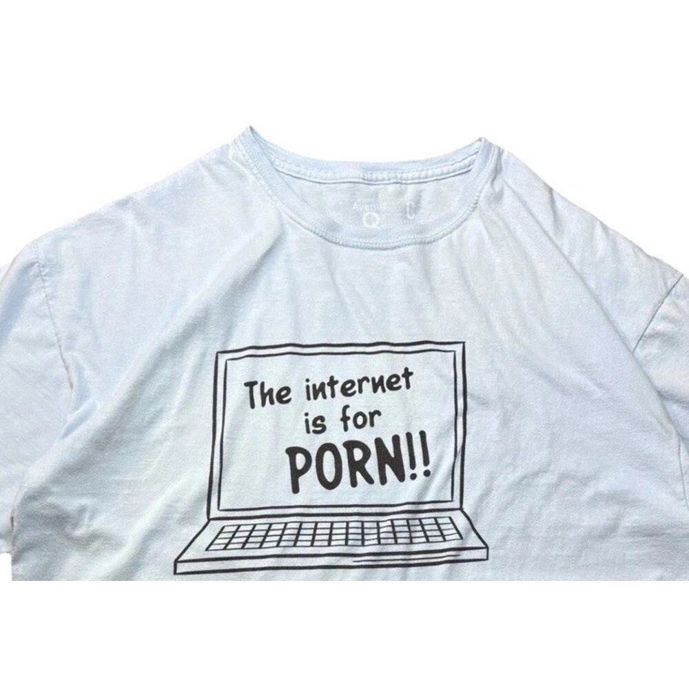 Avenue q the broadway musical adult xl Logo Shirt The internet is for porn